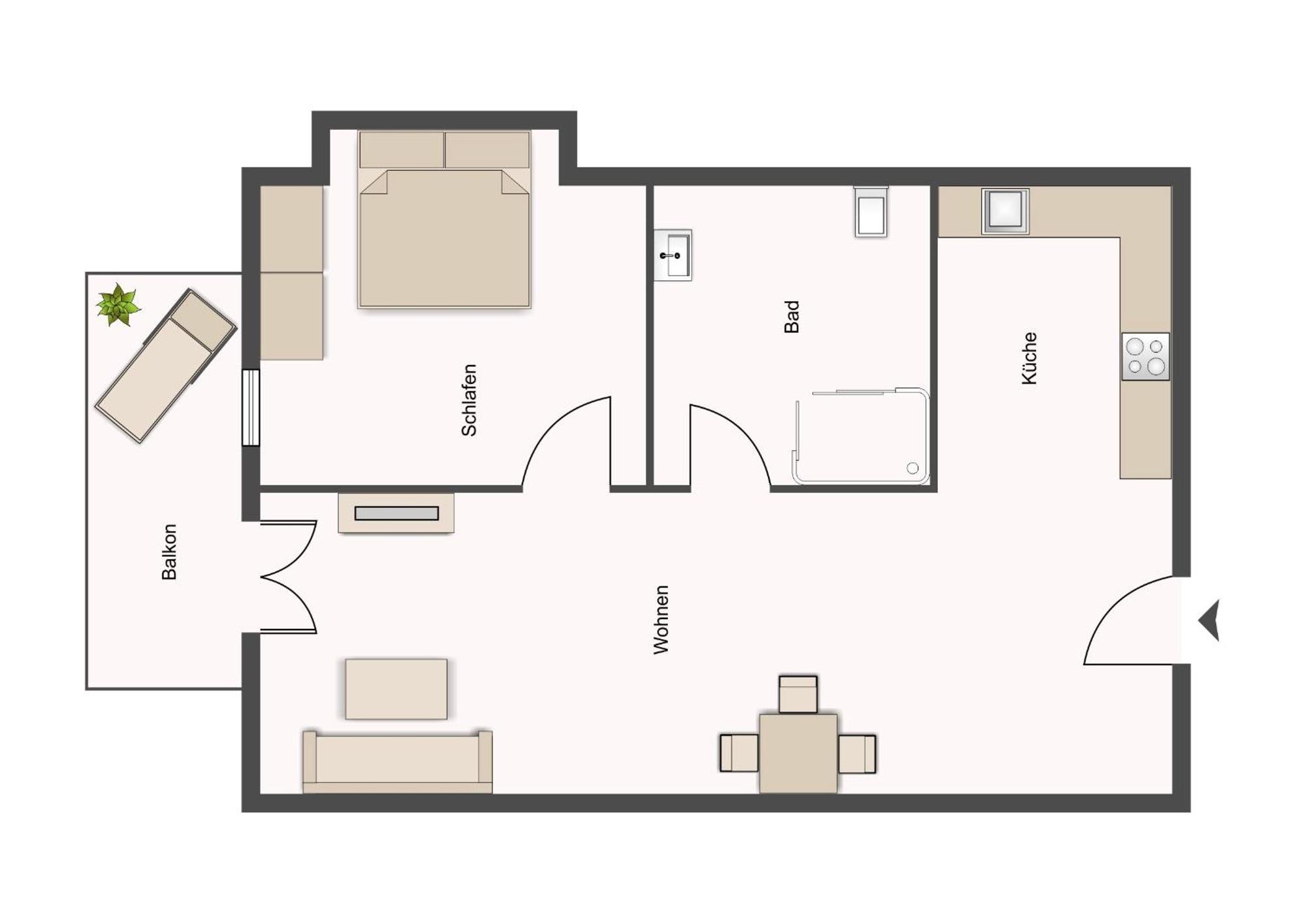 Gaestehaus Zum Thoma 크로이트 객실 사진